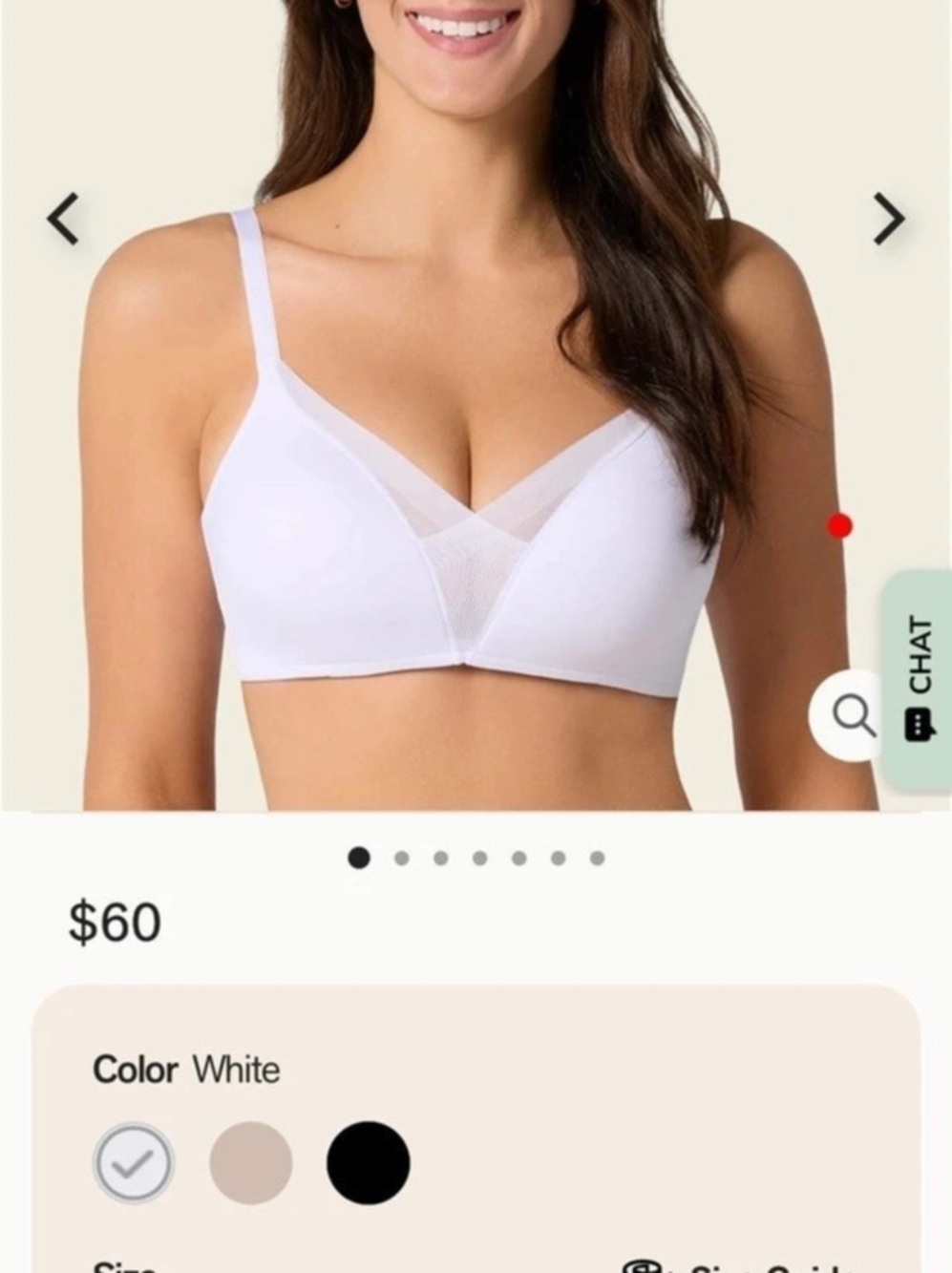 Leonisa Mesh Front Contouring Bra White Bra Size Large Like New